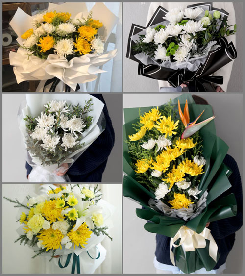 山西晋城高平市建宁乡张家村白事花束代送